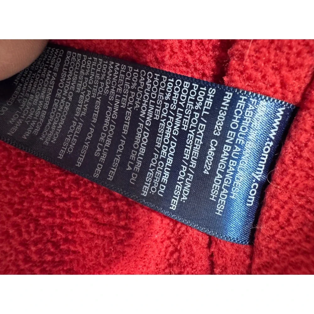 Tommy Hilfiger Size 8 Blue Puffer Jacket‎ Kids Padded Fleece Lined